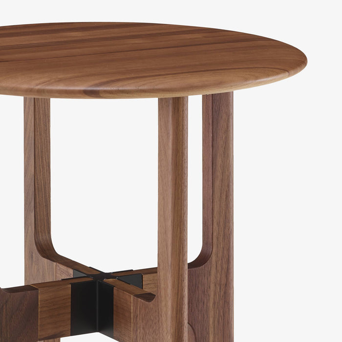 Ligne Roset Nodum Occasional Table Solid American Walnut High Version - MyConcept Hong Kong