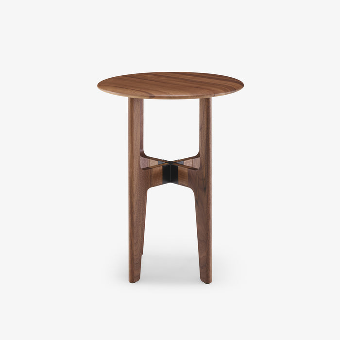 Ligne Roset Nodum Occasional Table Solid American Walnut High Version - MyConcept Hong Kong
