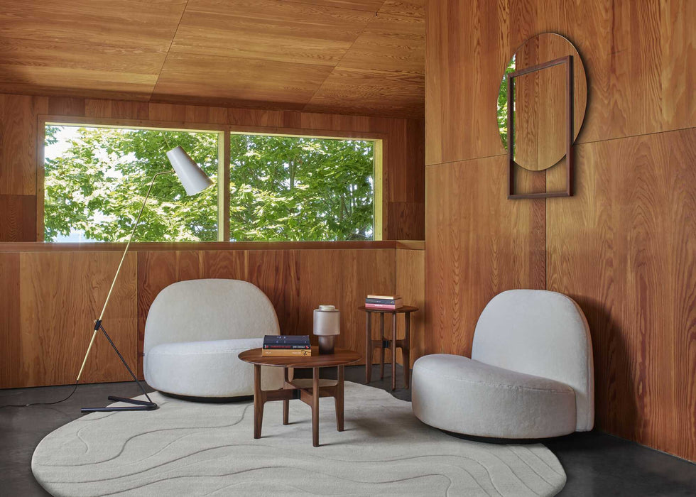 Ligne Roset Nodum Occasional Table Solid American Walnut High Version - MyConcept Hong Kong