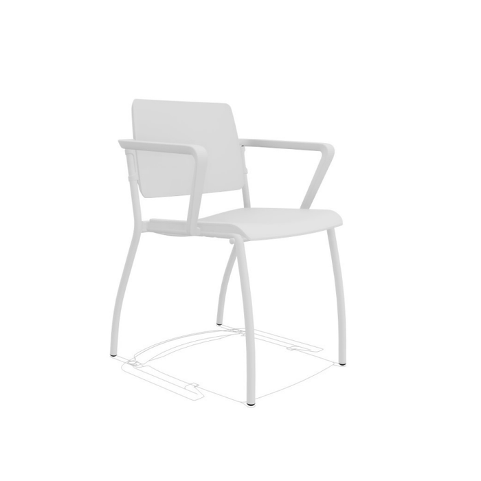 Essenziale 9100B Metting Chair