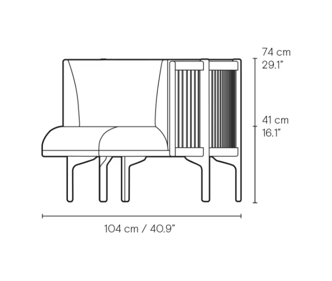 RF1903 Sideways Sofa - MyConcept Hong Kong