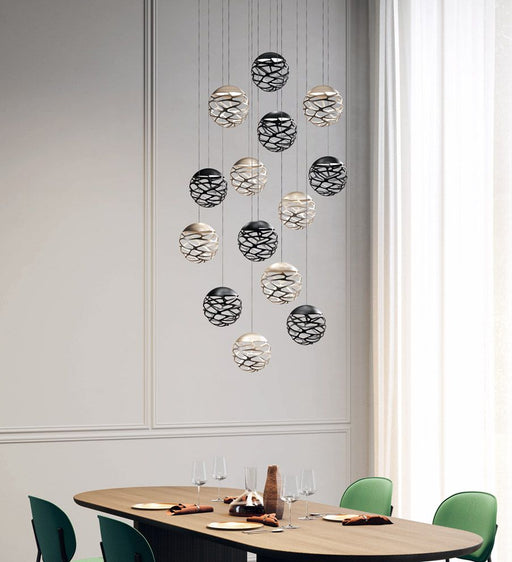 14 Lights Round Cluster - MyConcept Hong Kong