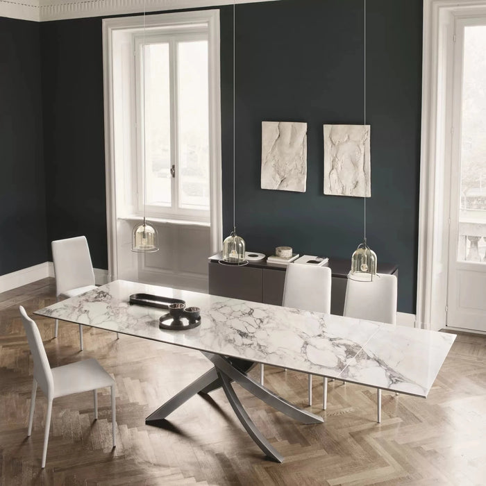 Artistico Extendable Rectangular Marble/Ceramic Table - MyConcept Hong Kong