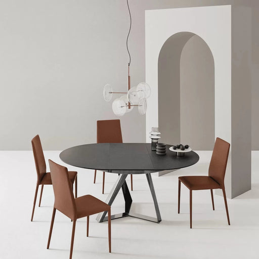 Millennium Extendable Round Marble Table - MyConcept Hong Kong