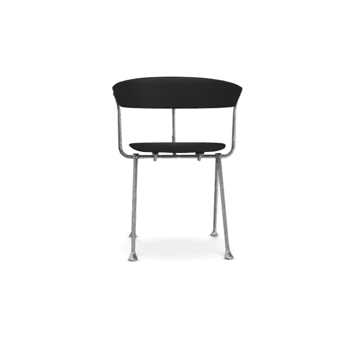 Officina Chair with Seat and Back in Polypropylene