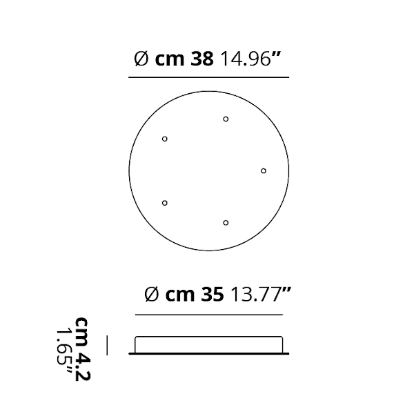 5 Lights Round Cluster - MyConcept Hong Kong