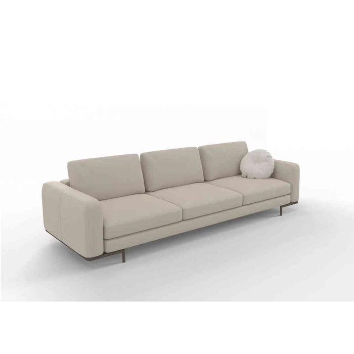Nicoline Cortina 3-seater Italian leather sofa