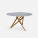 Ligne Roset Ennéa Round Dining Table Legs In Natural Oak - MyConcept Hong Kong