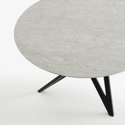 Ligne Roset Ennéa Round Dining Table Base In Black Stained Ash - MyConcept Hong Kong