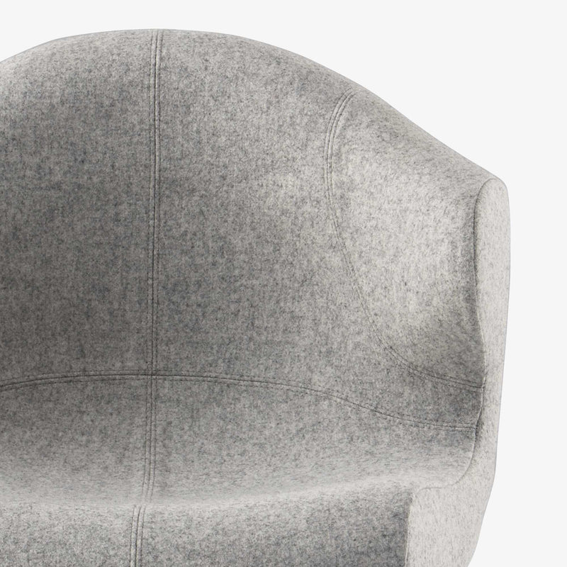 Ligne Roset Alster Alster Carver Chair Aluminium Base On Castors - MyConcept Hong Kong