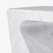 Ligne Roset Stump Occasional Table White Marble - MyConcept Hong Kong