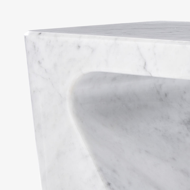 Ligne Roset Stump Occasional Table White Marble - MyConcept Hong Kong