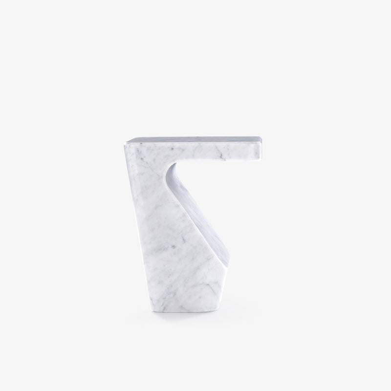 Ligne Roset Stump Occasional Table White Marble - MyConcept Hong Kong