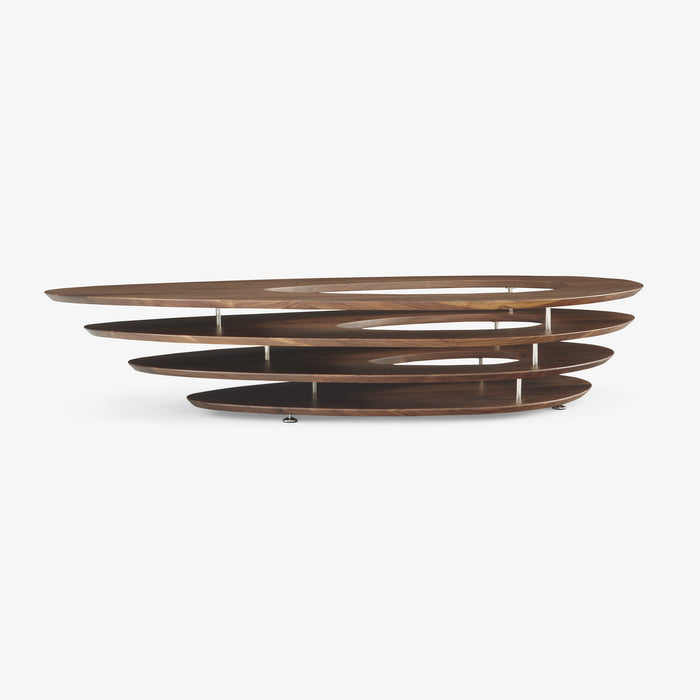 Ligne Roset Interstice Low Table Walnut - MyConcept Hong Kong