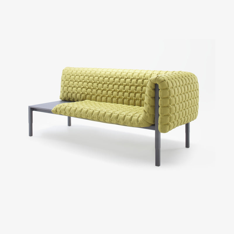 Ligne Roset Ruché 1-Armed Settee Left With Table Surface Upholstery Sofa - MyConcept Hong Kong