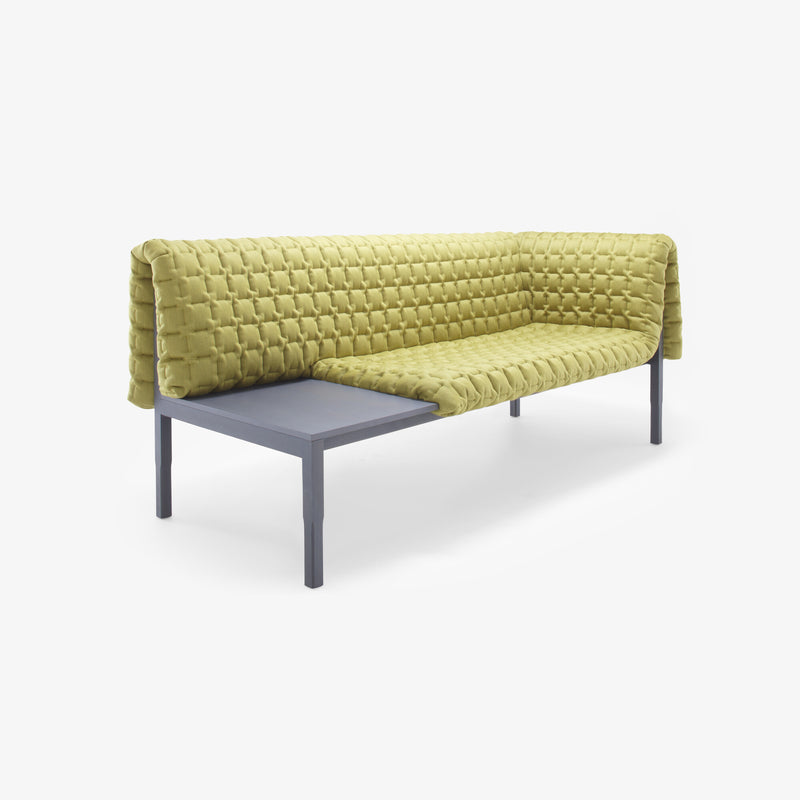 Ligne Roset Ruché 1-Armed Settee Left With Table Surface Upholstery Sofa - MyConcept Hong Kong