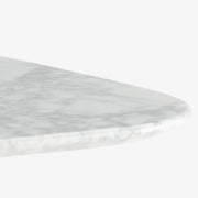 Ligne Roset Alster Low Table Marble Top White Lacquered Base - MyConcept Hong Kong