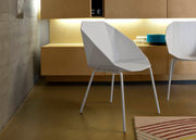 Ligne Roset Rocher Chair/Bridge White White Lacquered Base - MyConcept Hong Kong