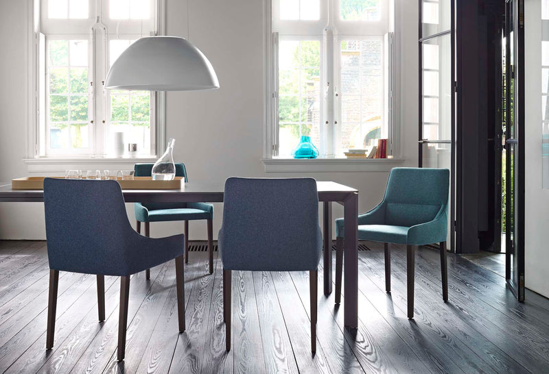 Ligne Roset Long Island Chair Black Lacquered Base - MyConcept Hong Kong