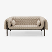 Ligne Roset Ruché Medium Settee Low Back With 2 Lumbar Cushions Upholstery Sofa - MyConcept Hong Kong