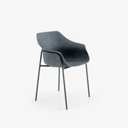 Ligne Roset Ettoriano Carver Chair Anthracite Metal Base - MyConcept Hong Kong