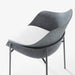 Ligne Roset Ettoriano Carver Chair Anthracite Metal Base - MyConcept Hong Kong