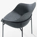 Ligne Roset Ettoriano Carver Chair Anthracite Metal Base - MyConcept Hong Kong