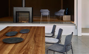 Ligne Roset Ettoriano Chair Anthracite Metal Base - MyConcept Hong Kong
