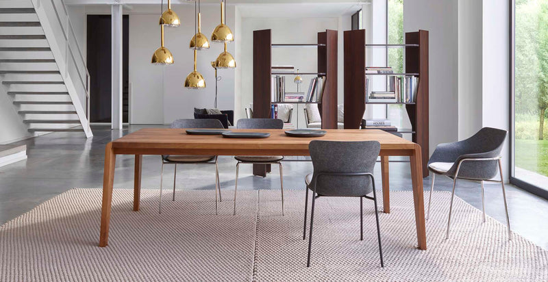 Ligne Roset Ettoriano Carver Chair Anthracite Metal Base - MyConcept Hong Kong