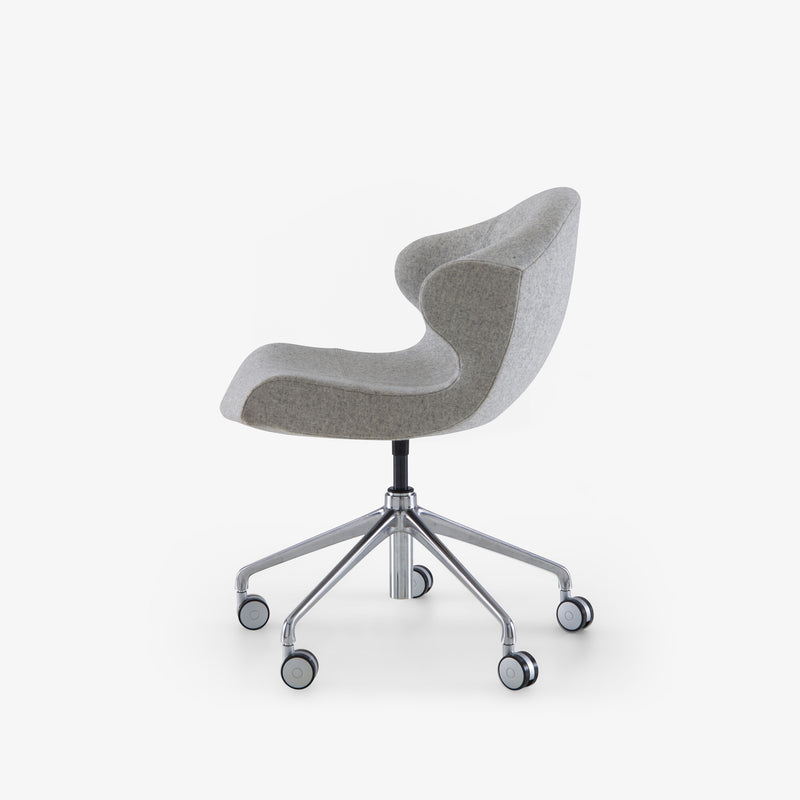 Ligne Roset Alster Alster Carver Chair Aluminium Base On Castors - MyConcept Hong Kong