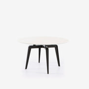Ligne Roset Odessa Round Dining Table Black Lacquered Base - MyConcept Hong Kong