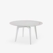 Ligne Roset Odessa Round Dining Table White Lacquered Base - MyConcept Hong Kong