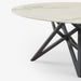 Ligne Roset Ennéa Oval Dining Table Base In Black Stained Ash - MyConcept Hong Kong