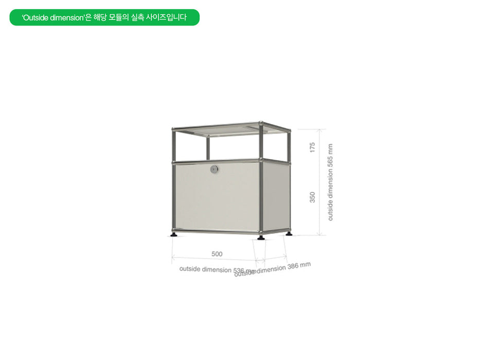 USM Haller Bedside Table (Khaki) - MyConcept Hong Kong