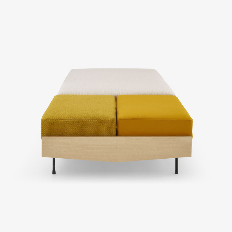 Ligne Roset Daybed Bed Settee Black Lacquered Steel Feet Complete Item Upholstery Sofa - MyConcept Hong Kong