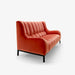 Ligne Roset Phileas Medium Settee Lacquered Metal Base Upholstery Sofa - MyConcept Hong Kong