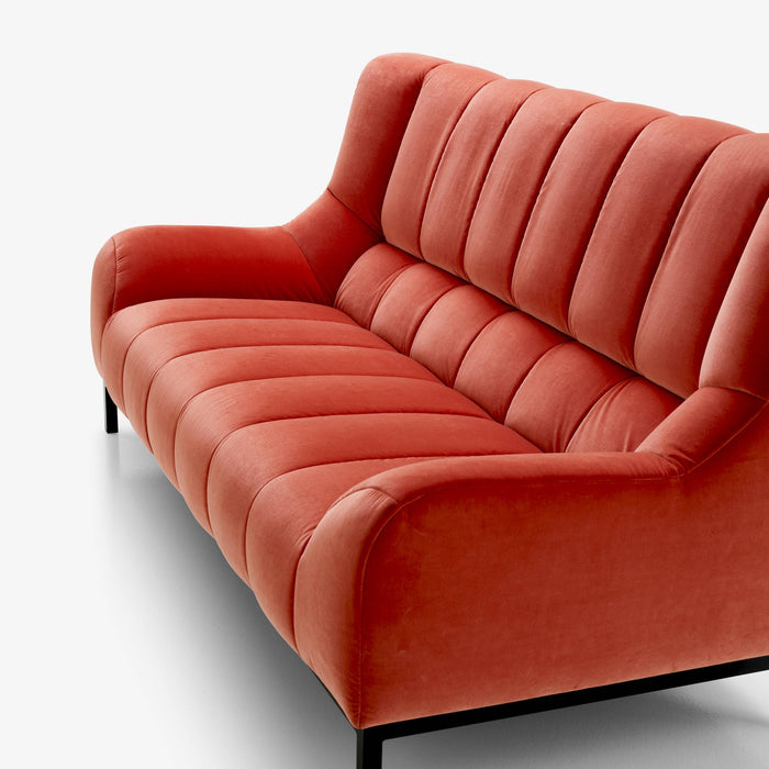 Ligne Roset Phileas Medium Settee Lacquered Metal Base Upholstery Sofa - MyConcept Hong Kong