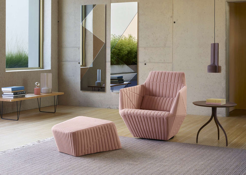Ligne Roset Thot Pedestal Table Walnut - MyConcept Hong Kong