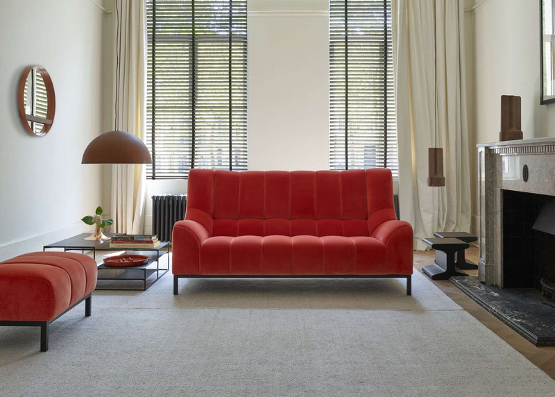 Ligne Roset Phileas Medium Settee Lacquered Metal Base Upholstery Sofa - MyConcept Hong Kong