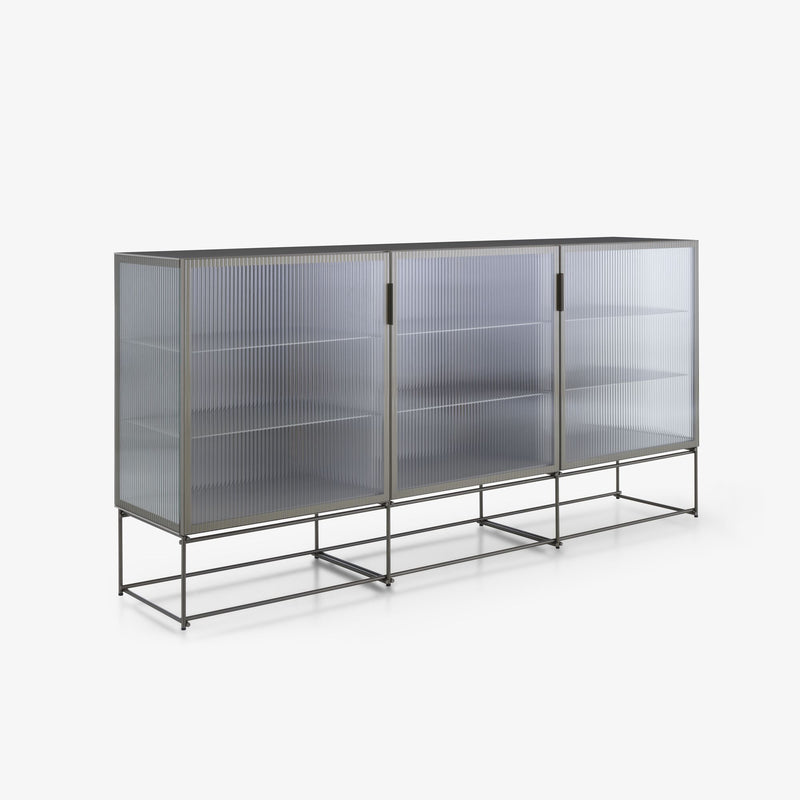 Ligne Roset Canaletto Display Cabinet 3-Door Sideboard Clear Glass Front K 6 - MyConcept Hong Kong