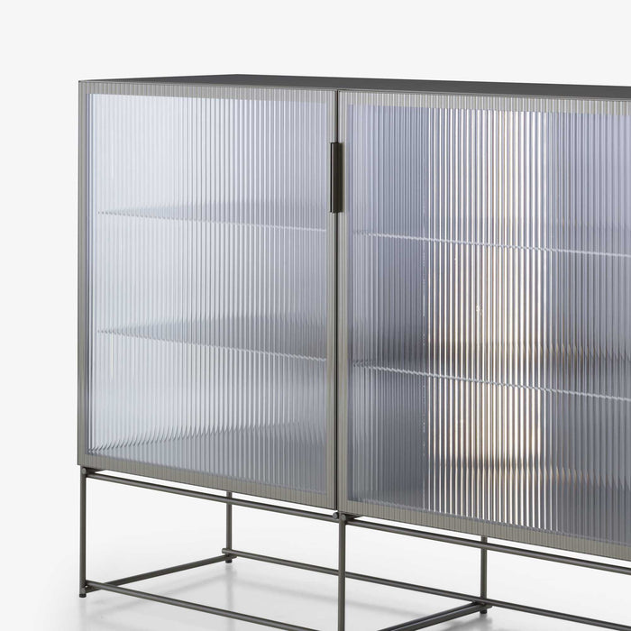 Ligne Roset Canaletto Display Cabinet 3-Door Sideboard Clear Glass Front K 6 - MyConcept Hong Kong