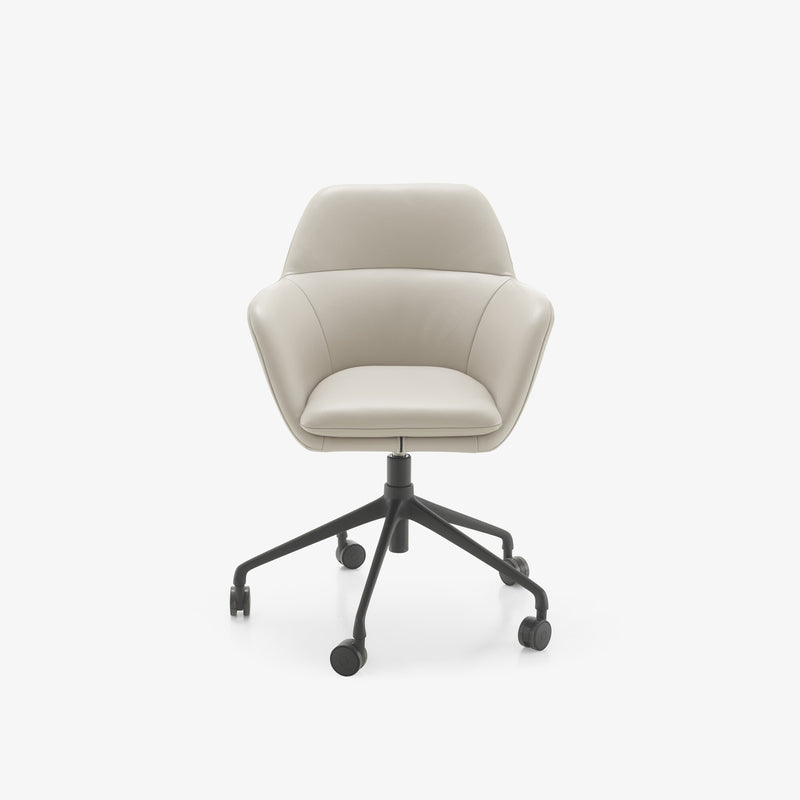 Ligne Roset Amédée Carver Chair Black Base On Castors - MyConcept Hong Kong