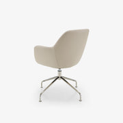 Ligne Roset Amédée Carver Chair Central Pedestal - Brilliant Chrome - MyConcept Hong Kong