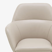 Ligne Roset Amédée Carver Chair Central Pedestal - Brilliant Chrome - MyConcept Hong Kong