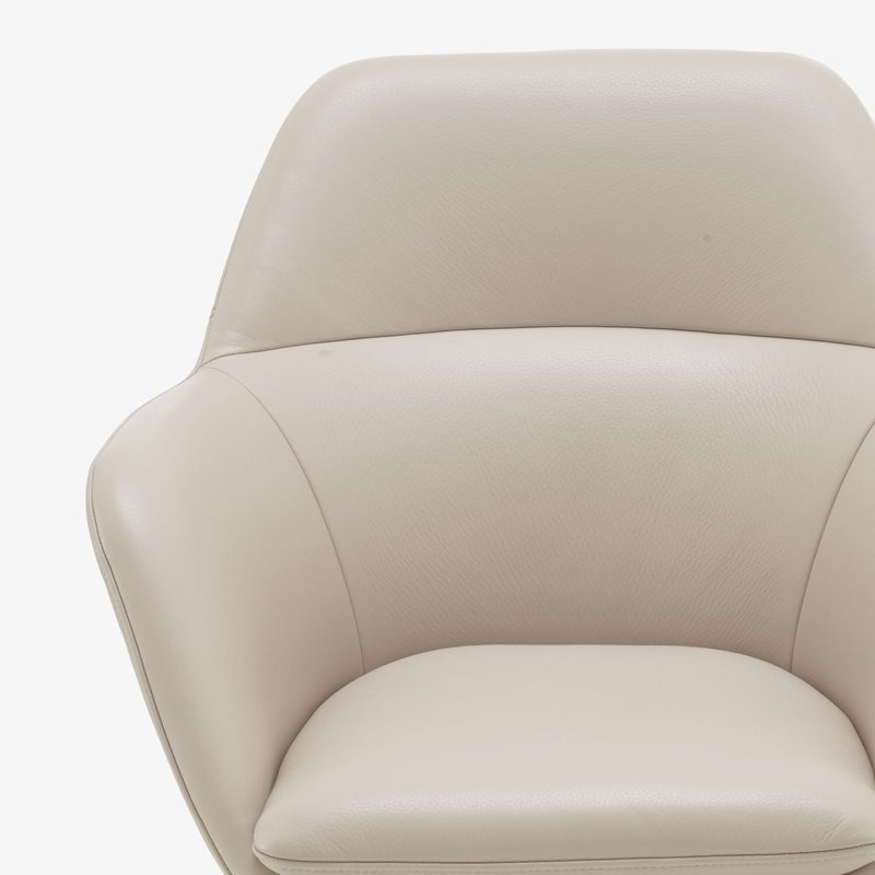 Ligne Roset Amédée Carver Chair Central Pedestal - Brilliant Chrome - MyConcept Hong Kong