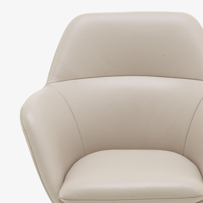 Ligne Roset Amédée Carver Chair Central Pedestal - Brilliant Chrome - MyConcept Hong Kong