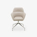 Ligne Roset Amédée Carver Chair Central Pedestal - Brilliant Chrome - MyConcept Hong Kong