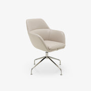 Ligne Roset Amédée Carver Chair Central Pedestal - Brilliant Chrome - MyConcept Hong Kong