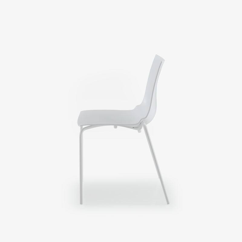 Ligne Roset Paola Set Of 2 Chairs White White Lacquered Base - MyConcept Hong Kong