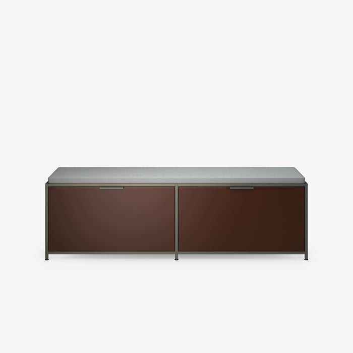 Ligne Roset Dita Bench Unit 2 Flap Doors - MyConcept Hong Kong